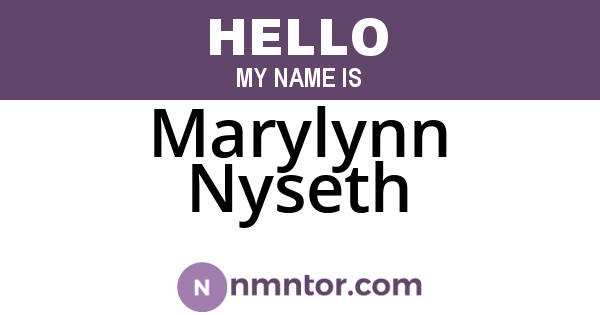Marylynn Nyseth