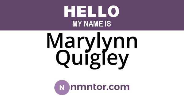 Marylynn Quigley