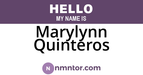 Marylynn Quinteros