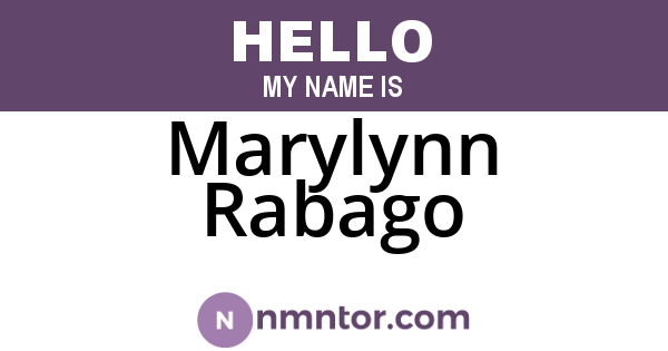 Marylynn Rabago