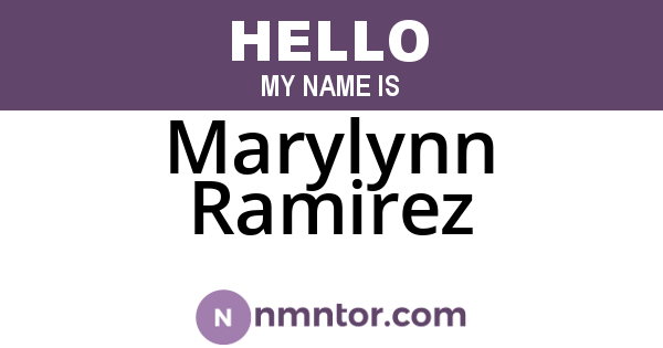 Marylynn Ramirez