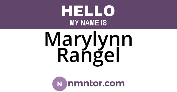 Marylynn Rangel