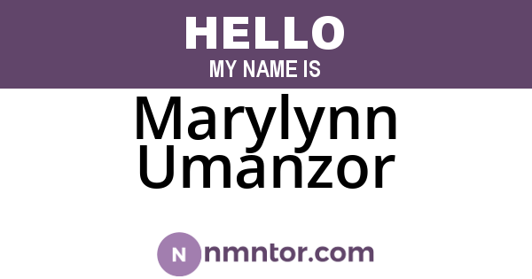 Marylynn Umanzor