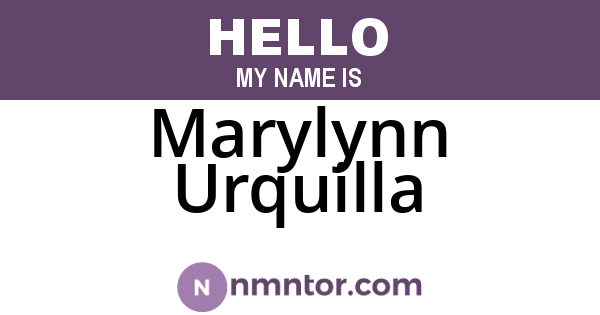 Marylynn Urquilla