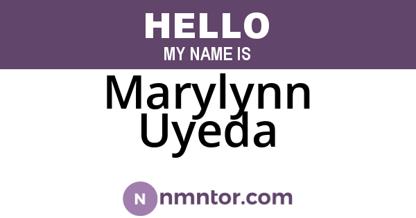 Marylynn Uyeda