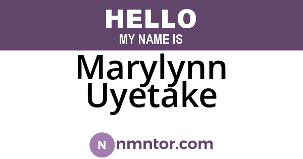 Marylynn Uyetake