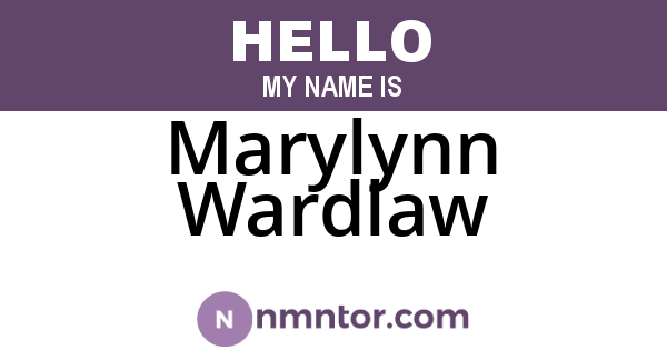 Marylynn Wardlaw