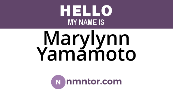 Marylynn Yamamoto