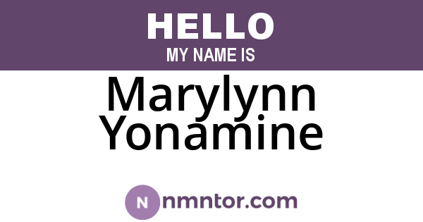 Marylynn Yonamine