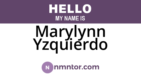 Marylynn Yzquierdo