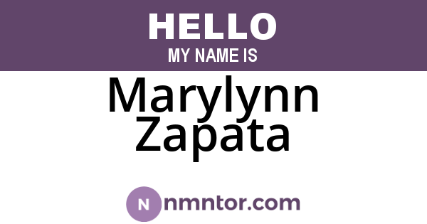 Marylynn Zapata