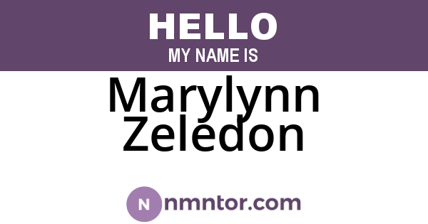 Marylynn Zeledon