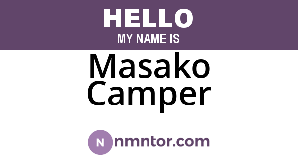Masako Camper