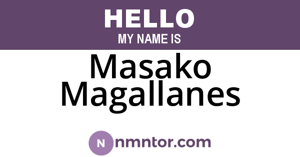 Masako Magallanes