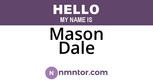 Mason Dale