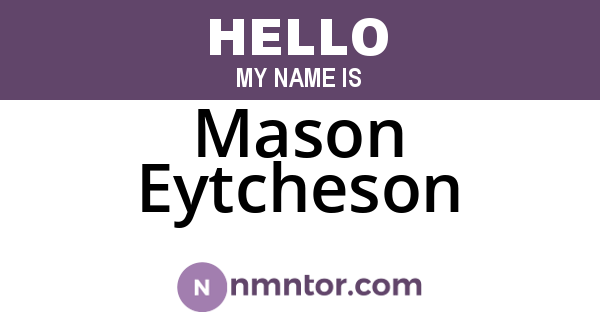 Mason Eytcheson