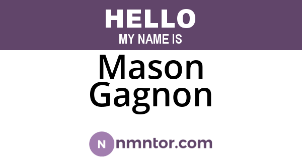 Mason Gagnon