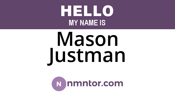 Mason Justman