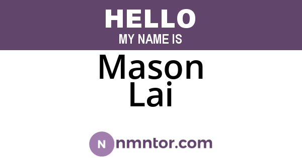 Mason Lai