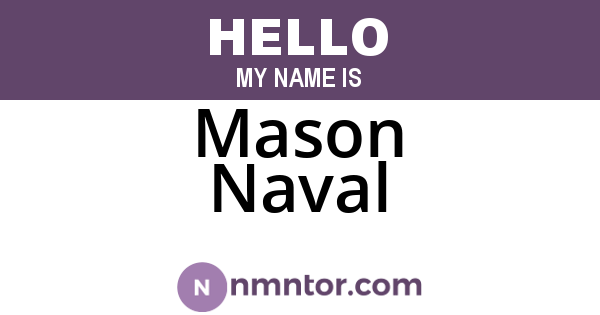 Mason Naval