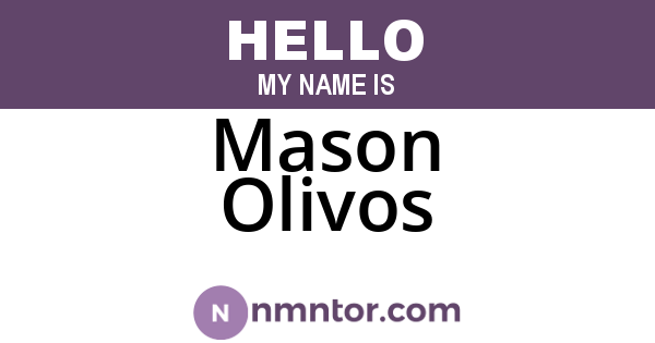 Mason Olivos