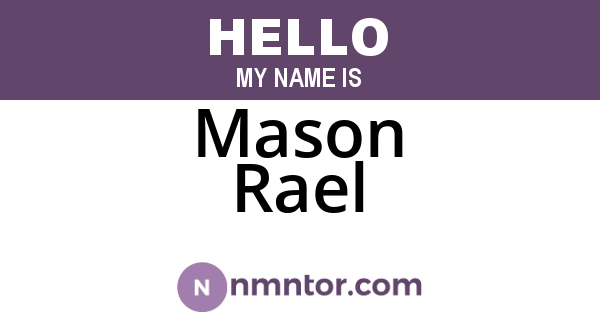 Mason Rael