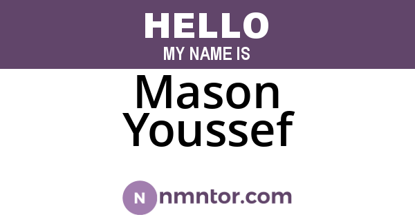 Mason Youssef