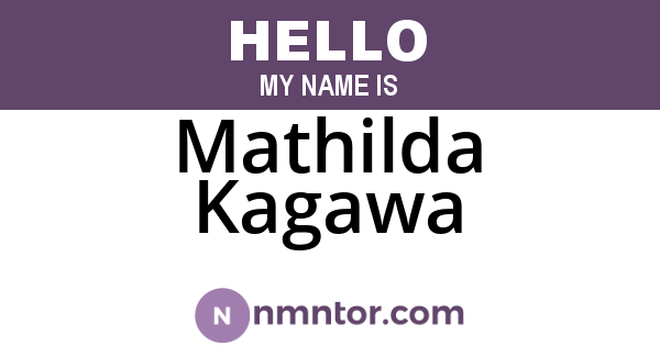 Mathilda Kagawa