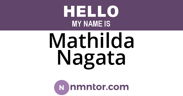 Mathilda Nagata
