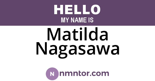 Matilda Nagasawa