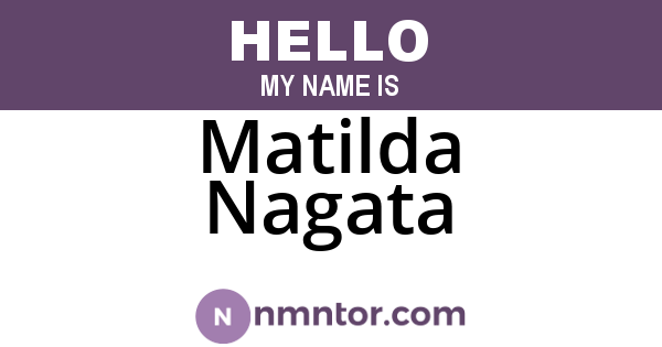 Matilda Nagata