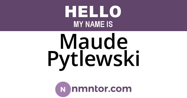 Maude Pytlewski