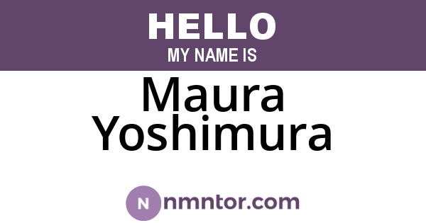 Maura Yoshimura