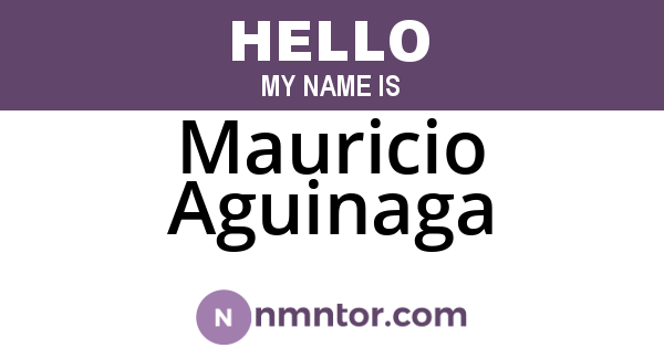 Mauricio Aguinaga