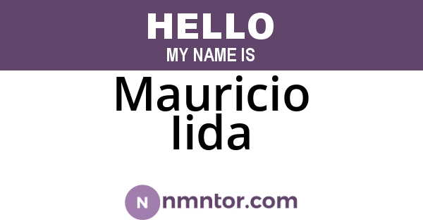 Mauricio Iida
