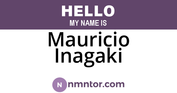Mauricio Inagaki