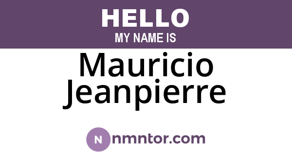 Mauricio Jeanpierre