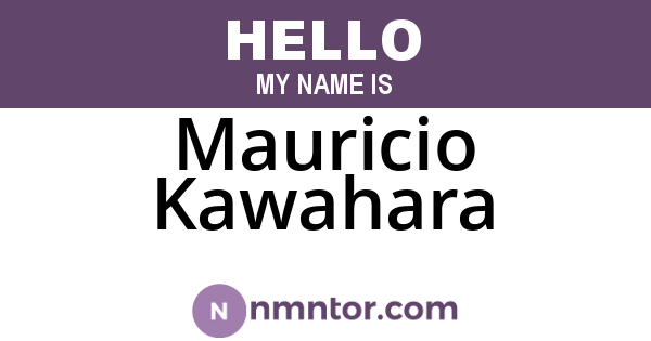 Mauricio Kawahara