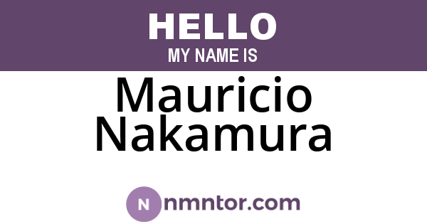 Mauricio Nakamura