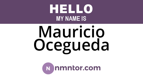 Mauricio Ocegueda