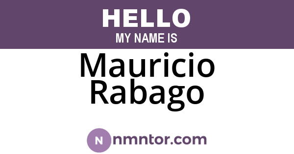 Mauricio Rabago