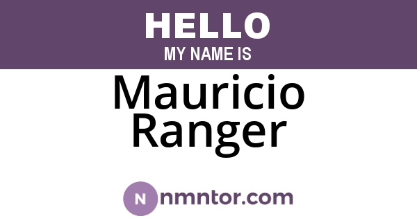 Mauricio Ranger