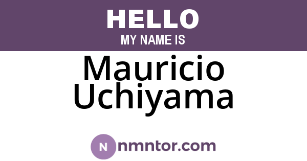 Mauricio Uchiyama