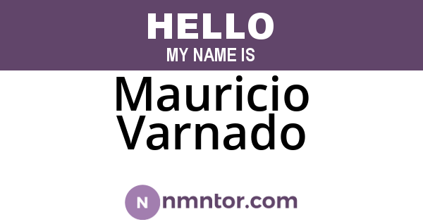 Mauricio Varnado