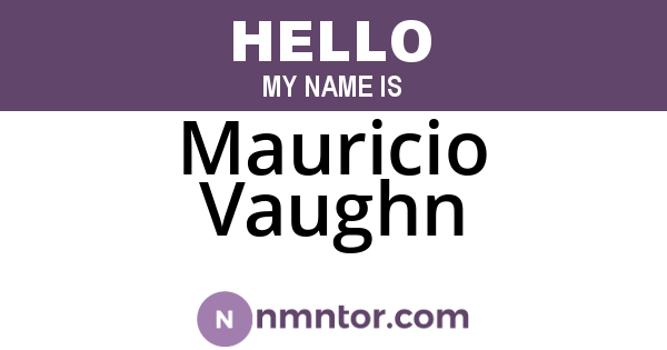 Mauricio Vaughn