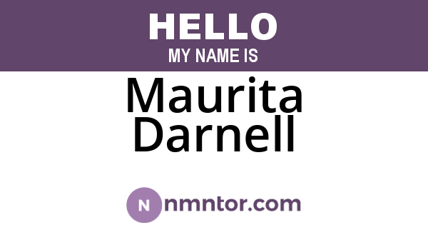Maurita Darnell