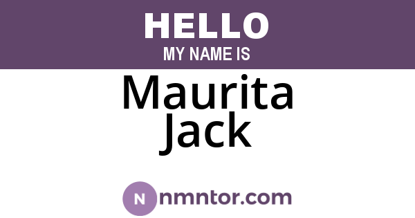 Maurita Jack