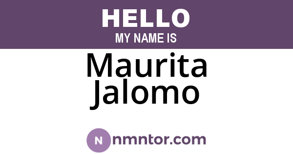 Maurita Jalomo