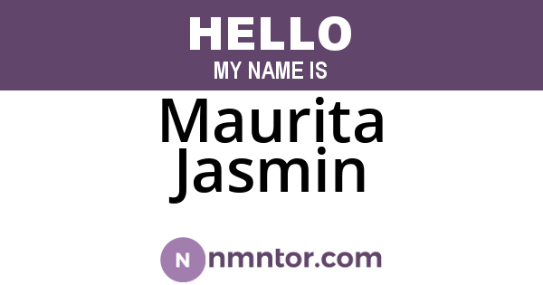 Maurita Jasmin