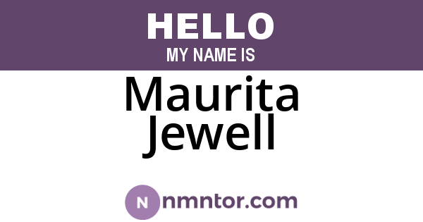 Maurita Jewell